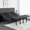 12 Inch Gel Memory Foam Medium-Firm Mattress in Box, Head/Foot Lift Sturdy Electric Smart Bed s Frame 2