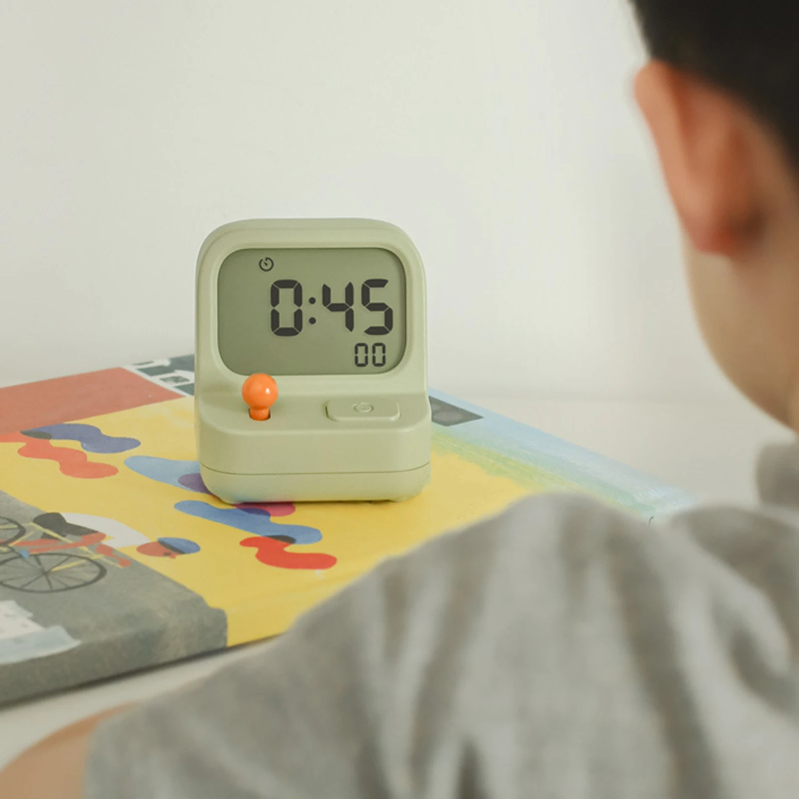 Cartoon Silent Digital Alarm Clock