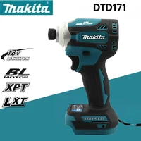 Makita DTD171 18V Cordless Brushless Electric Screwdriver Impact Driver Rechargeable Power Tool,makita 18V tool,Free Delivery