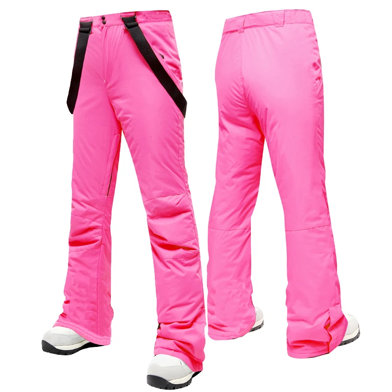 Women Ski Pants Thicken Windproof Waterproof Winter Snow Pants Outdoor Sports Snowboarding Warm Breathable Overalls skiing pants