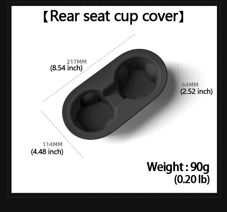 For Tesla Model Y Juniper 2025 Interior Accessories Cup Holder Silicone Center C