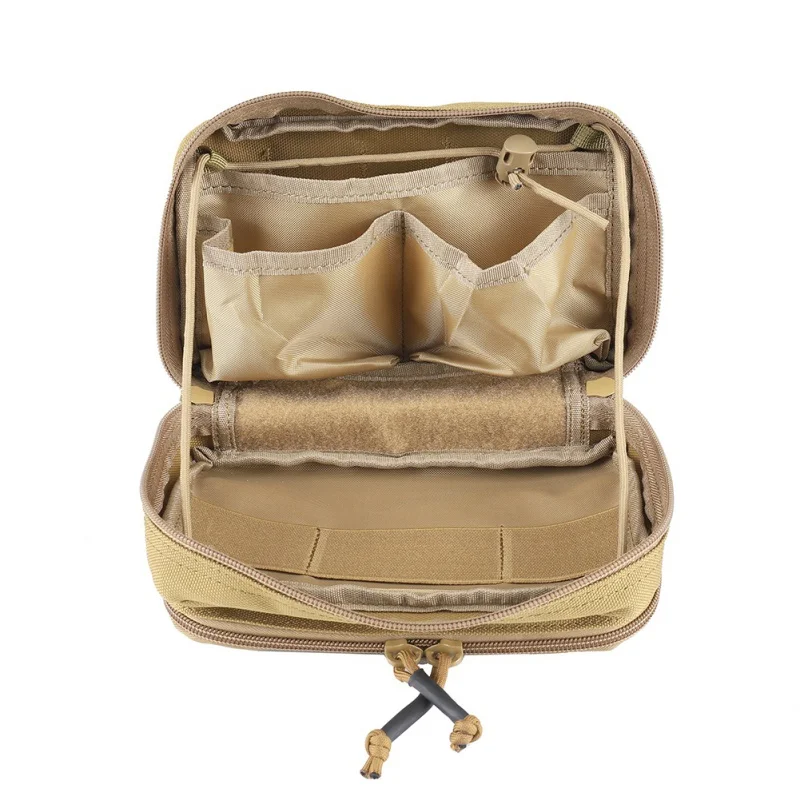 Outdoor 1000D Nylon Molle Tactical Bag Emergency Pouch Military Travel Waist Pack Camping Lifesaving Case outdoor waist bag