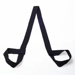 Adjustable Yoga Mat Carry Strap Bundle with Thickened Fitness Shoulder Strap (Black)
