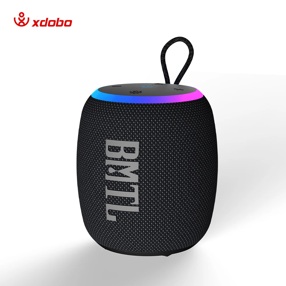 Xdobo-bmtl Mini Alto-falante Portátil Tws Bluetooth 5.3 Player ao ar Livre com Baixo Equilibrado Ipx7 à Prova Dágua Modo Led para Todo o Telefone 15w