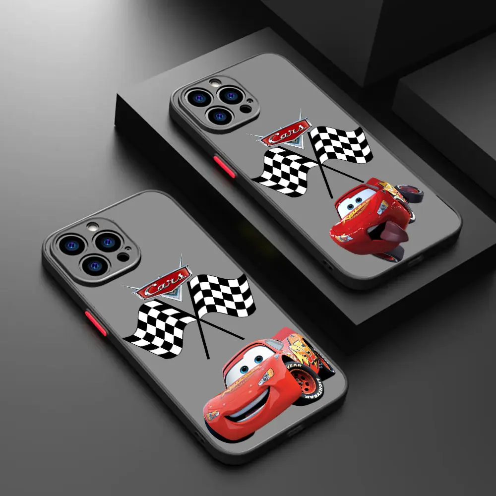 Disney Cars Lightning McQueen Cases For Apple iPhone 15 14 13 12