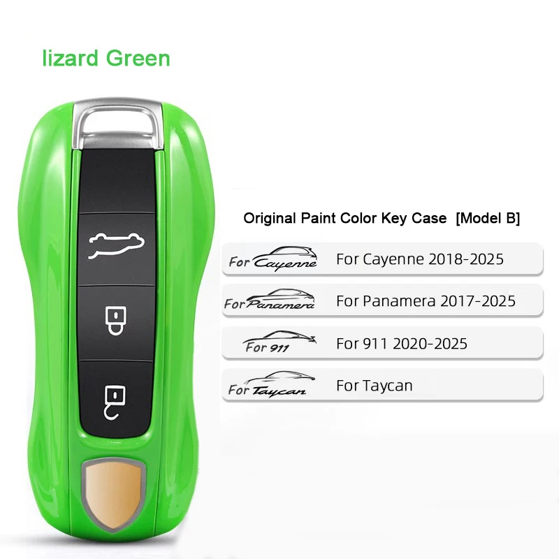 Für Porsche Panamera Spyder Carrera Macan Boxster Cayman Cayenne 911 970 981 991 Smart Remote Key Case Fob Abdeckungen Tasche Schlüssel Shell – Detail 17