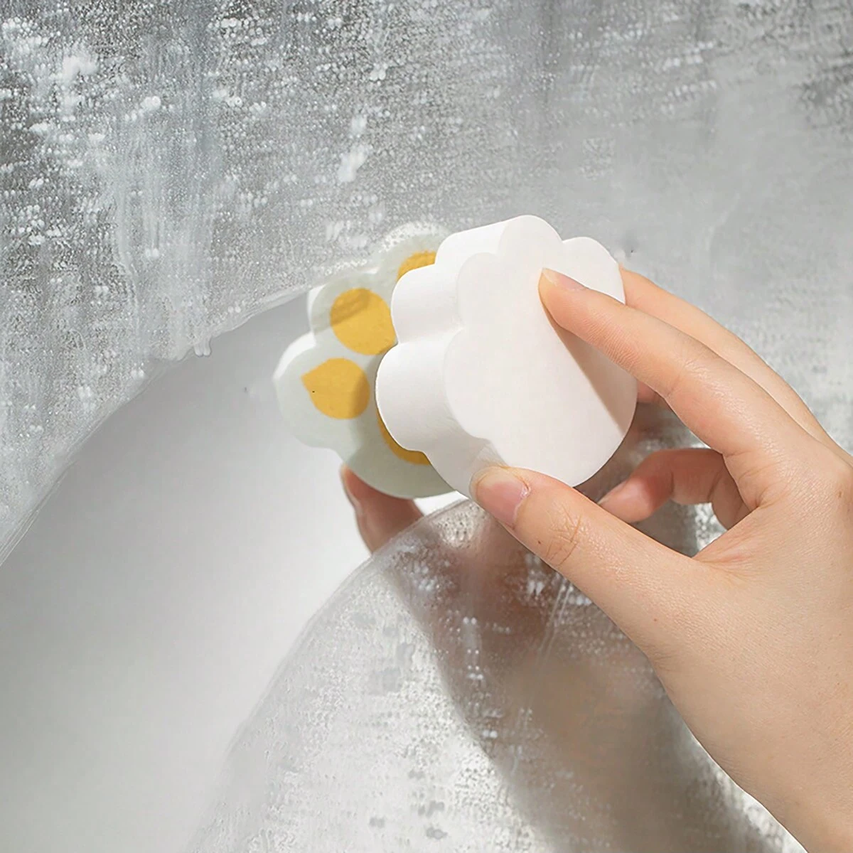 1pc Reusable cleaning sponge suitable for bedrooms bathrooms kitchens