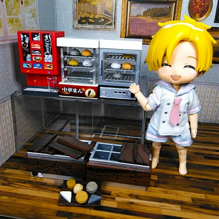 J.Dream capsule toys convenience store Oden and Chinese bun