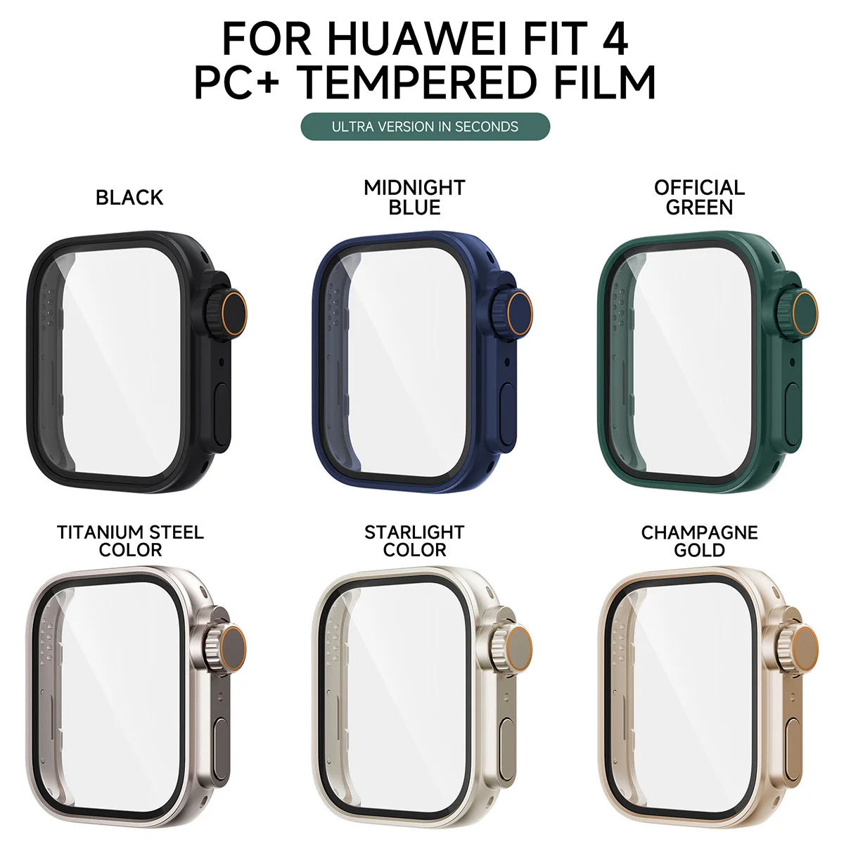 Ultra Case with Tempered Glass Screen Protector - Premium Upgrade Edition