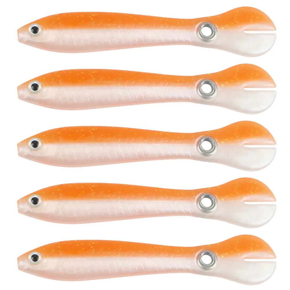 Leurre de pêche en acier inoxydable, 1 pièce, appâts S/M/L, piège