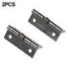 2pcs Self Closing Stainless Steel Silver Spring Door Hinge Hardware 1/1.5/2/2.5/3Inch Household Hardware 3