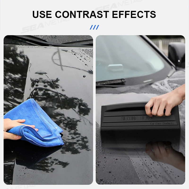 SEAMETAL Soft Silicone Handy Squeegee Car Wrap Tools Non-Scratch Car Window Wiper Drying Blade Clean Scraping Scraper Accessorie car wrapping tools,window wiper,silicone scraper,vinyl squeegee,silicone squeegee,window tinting squeegee,automotive film tools,window tint squeegee