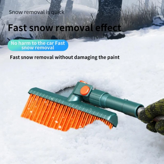 Car Ice Scraper Auto Windshield Snow Removal Tool Multifunction Snow Cleaner  Brush With Comfortable Foam Grip Car Accessories - AliExpress