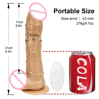 Thrusting Vibrator Dildo for Women Remote Control Fake Penis Dick Suction Cup Female Masturbators G Spot Orgasm Adult Sex Toys 2