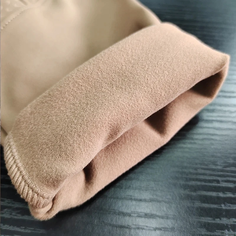 MXLLINA Winter Plush Horse Riding Pants Women Warm Thickening Equestrian Breeches Non-Slip Silicone Horseback Riding Leggings 3
