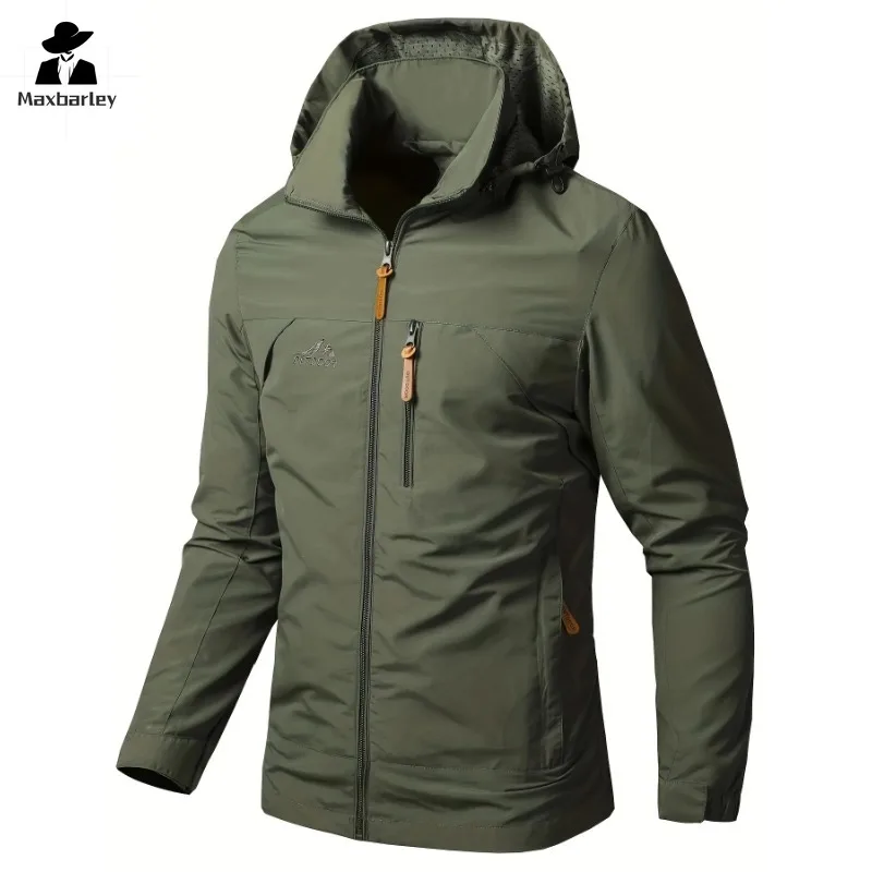 Men's Spring Jacket Brand Man Jacket Retro for Men Golf Jackets Trekking Windshield Techwear Heating Cold