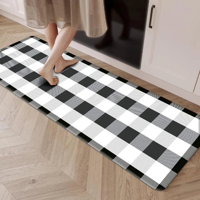 Long Kitchen Mat PU Leather Floor Mats Waterproof Oil Proof Non-slip PVC  Carpet Home Balcony Corridor Decor Entrance Doormat - AliExpress