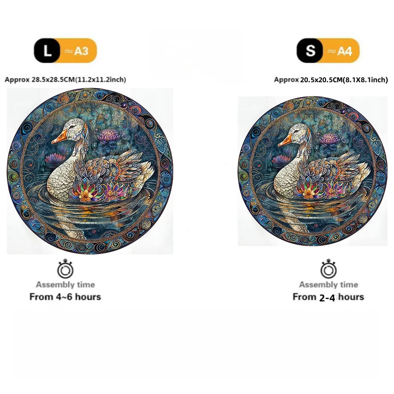 Peacock Duck Little Bird Animal Wooden Puzzles Montessori Games Boy 3d Wooden Puzzle Adults Christmas Board Games