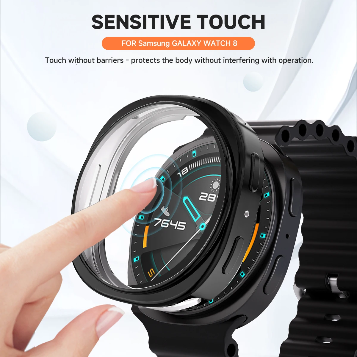 Full Coverage Soft TPU Protective Bumper Case Cover