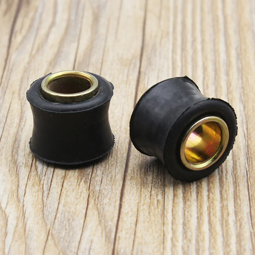 

2pcs Universal Motorcycle 10MM 12MM Rear Shock Absorber Sleeve Buffer Rubber Ring Bushing Fixed Ring Rear Sleeve Scooter
