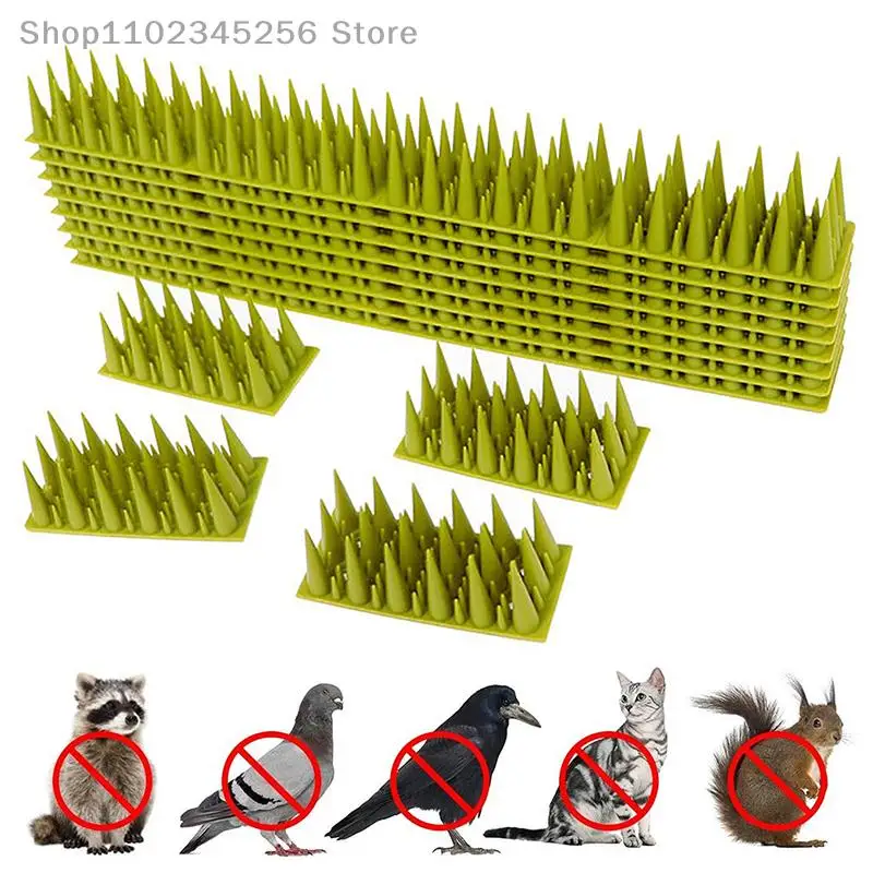 Birds Pigeon Spikes Anti Spike Bird Repeller for Getting Rid Repellent Thorn Anti-bird Garden Supplies