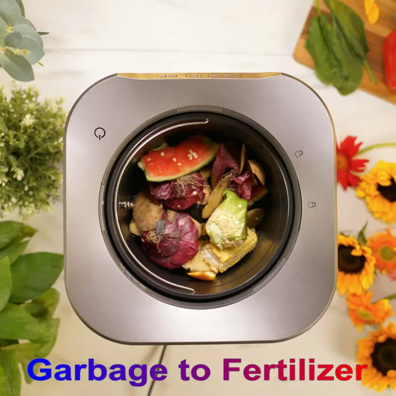 

Food Waste Handler Crusher Food Residue Processor Composter Composting Machine Kitchen Disposal Compost Garbage Trash Shredder