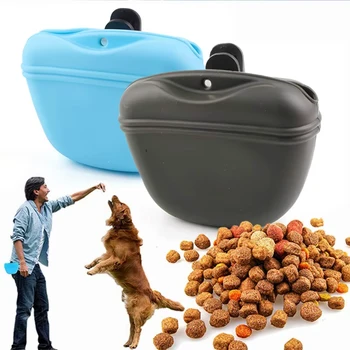 Portable Silicone Pet Snack Bag 1