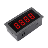 DC8-24V 4 Digital LED Display Tachometer Gauge NPN 10-9999 RPM Speed Meter Hall Proximity Switch Sensor 4