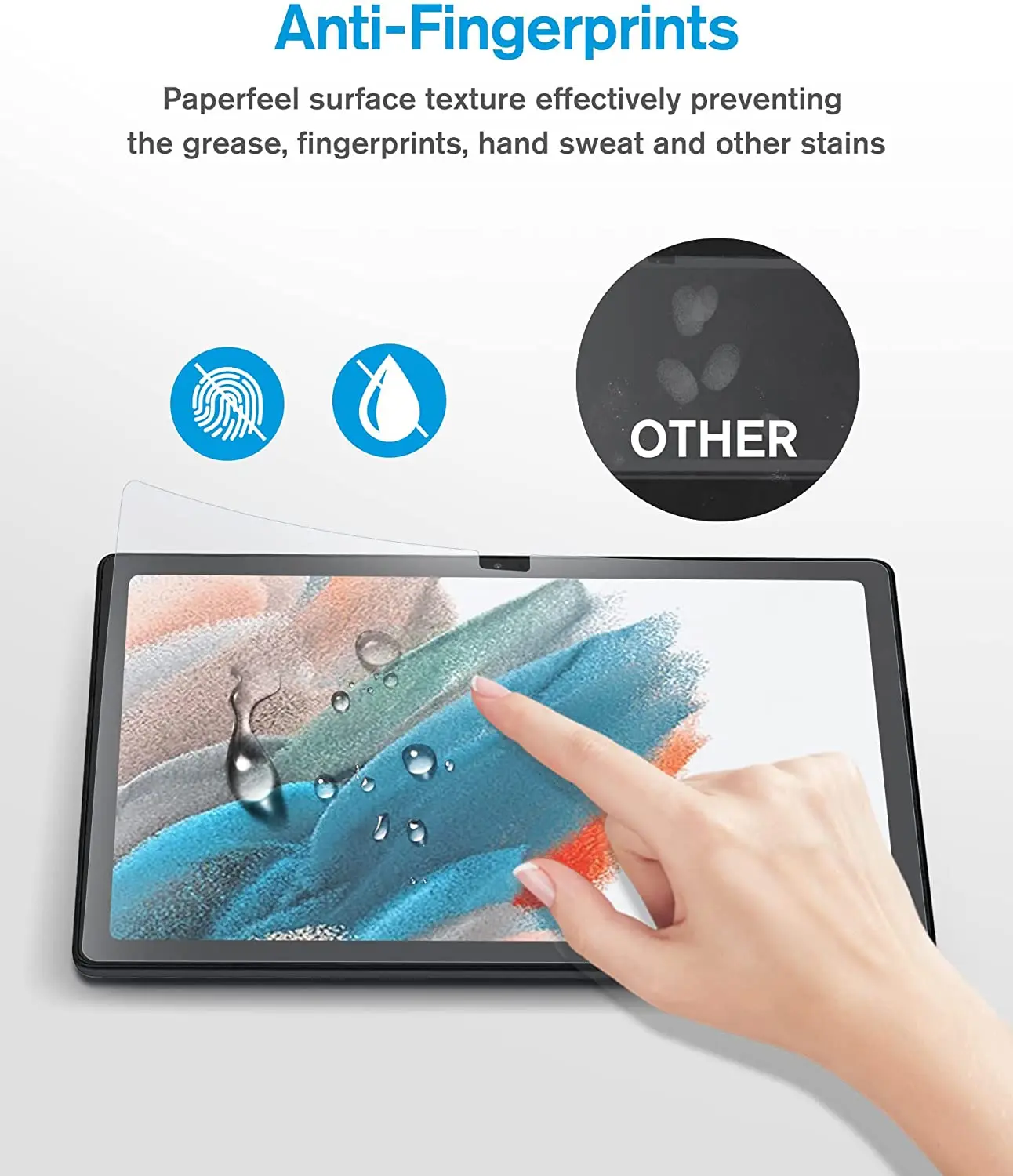 tablet stand for desk 9H Tempered Glass Screen Protector for Samsung Galaxy Tab A8 10.5 SM-X200 SM-X205 2021 Tablet Anti-fingerprint Protective Film best tablet holder