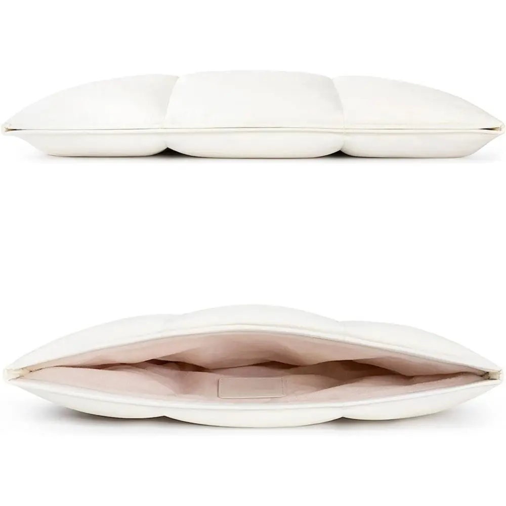 14 16 inch Pillow Laptop Sleeve Automatic Close Quilted Puffer Carrying Case Shockproof Puffy Notebook Storage Bag Office School