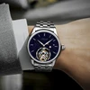 Super AESOP Flying Tourbillon Watch for Men Milky Way Star Sapphire Dial Luxury Steel Band Male Mechanical WristWatches 1963 6