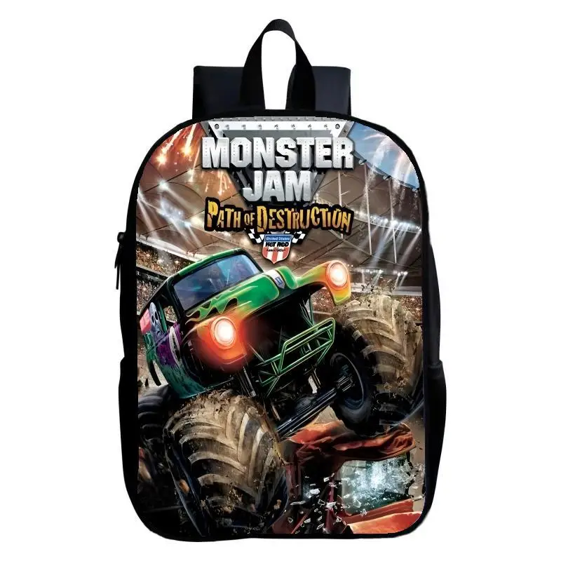 Monster Jam, Monster Truck, Children's Backpack, Elementary School Backpack, Kindergarten Backpacks 1