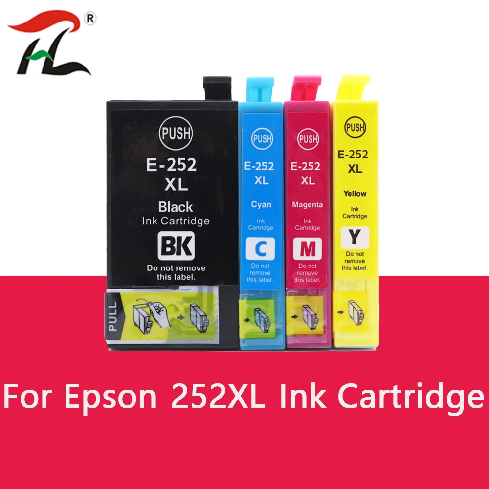 

Совместимый 252XL чернильный картридж T252XL E-252XL 252 XL для Epson WorkForce WF-3620 3640 7110 7210 7610 7620 7710 7720 принтер
