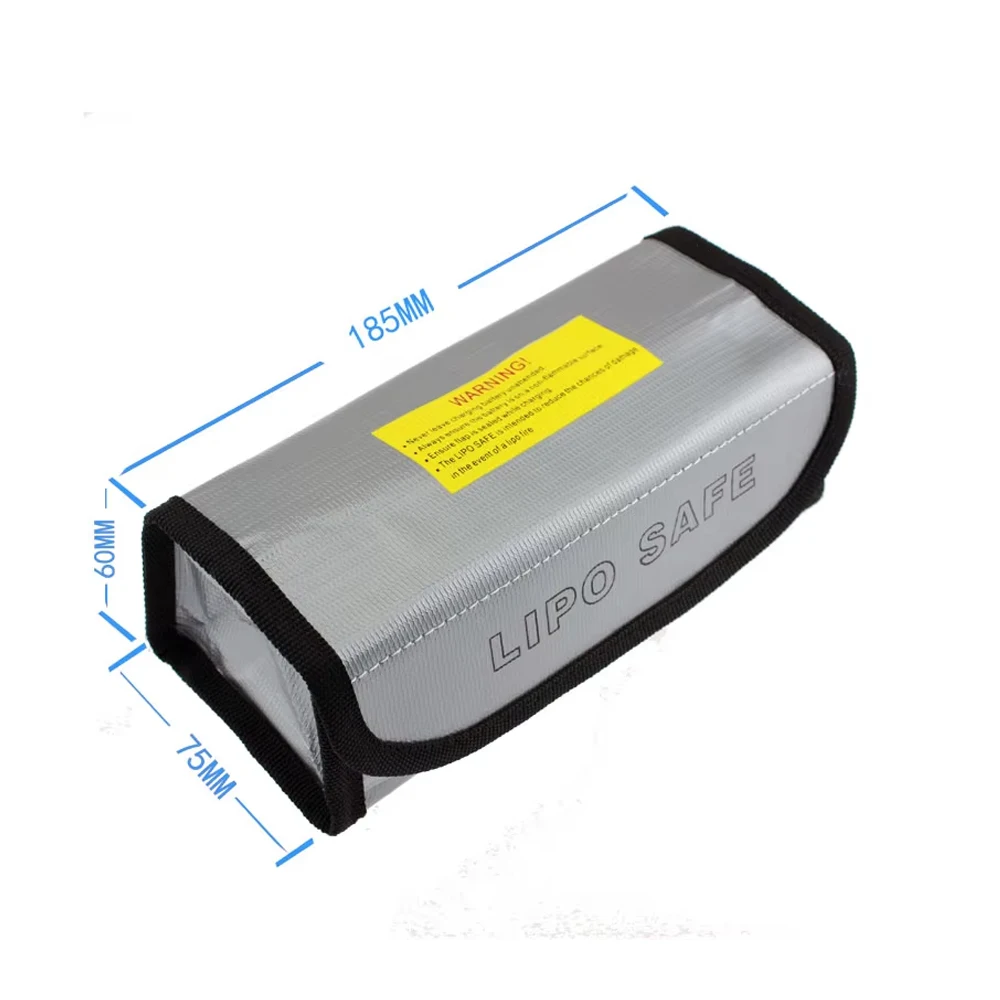 Sac anti-explosion LiPo 185x75x60mm pour charge batterie modèle réduit