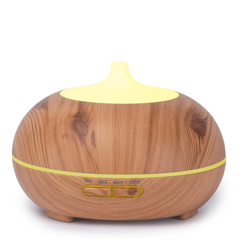 

Customized USB Home Desktop Factory Price Luxury Wooden Grain Ultrasonic Humidifier Aroma Essential Oil Diffuser