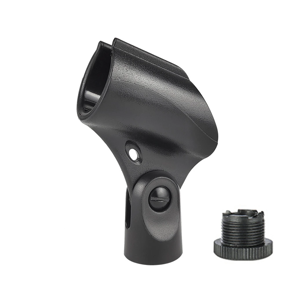 New Microphone Clip Holder Clamp With Adapter With Adapter Nut For Handheld For Handheld Wireless Holder Clamp