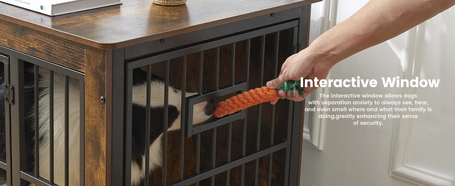 furniture style dog crate