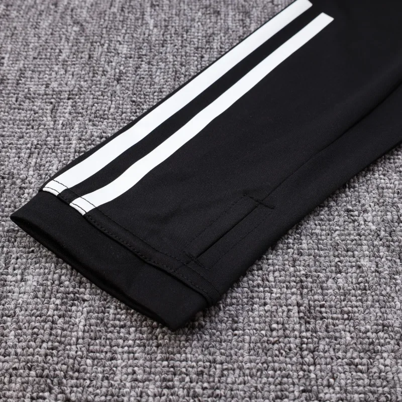 Adidas Soccer Jerseys Men Professional Moisture-wicking Stretchable Comfortable Training Suit Sportswear White and Black
