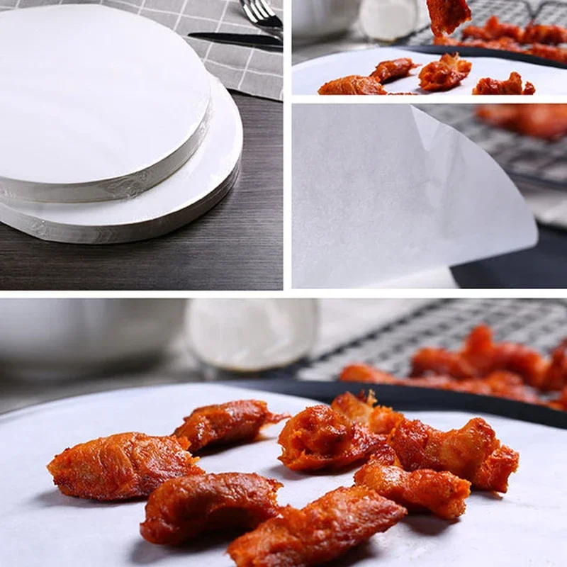 100Pcs/Lot 11cm Hamburger Press Patties Papers Patty Oil Paper burger press