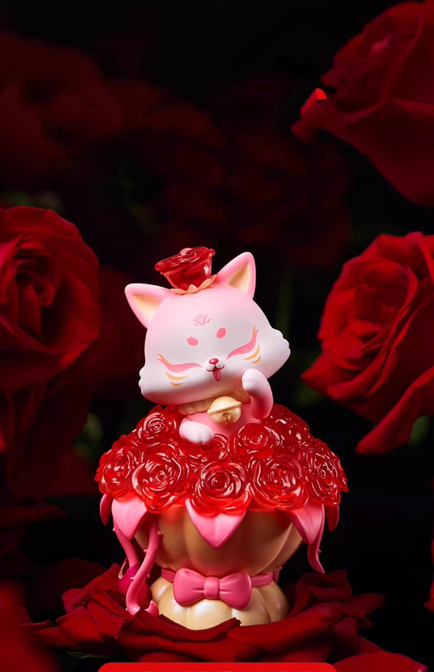 Ancient Nine Fox Rose Fairy Blind Box Mystery Figurine Action Toys