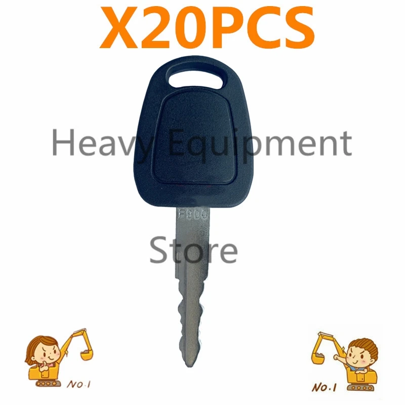 

20 шт. ключи зажигания для экскаватора Bobcat Daewoo Doosan Terex F900 K1009605B высокое качество