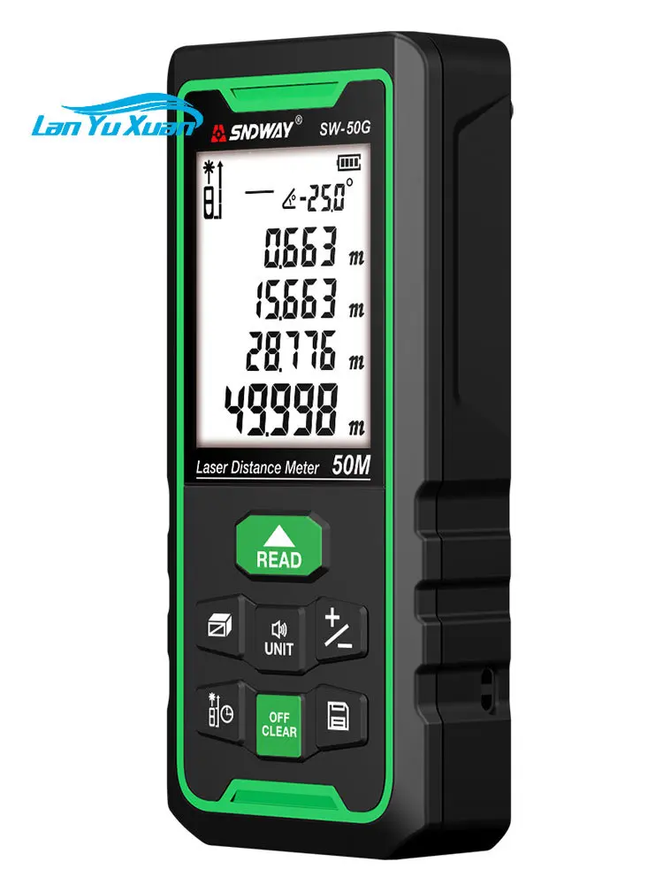 

Sunway outdoor laser rangefinder high-precision measuring instrument distance electronic ruler green light infrared room meter