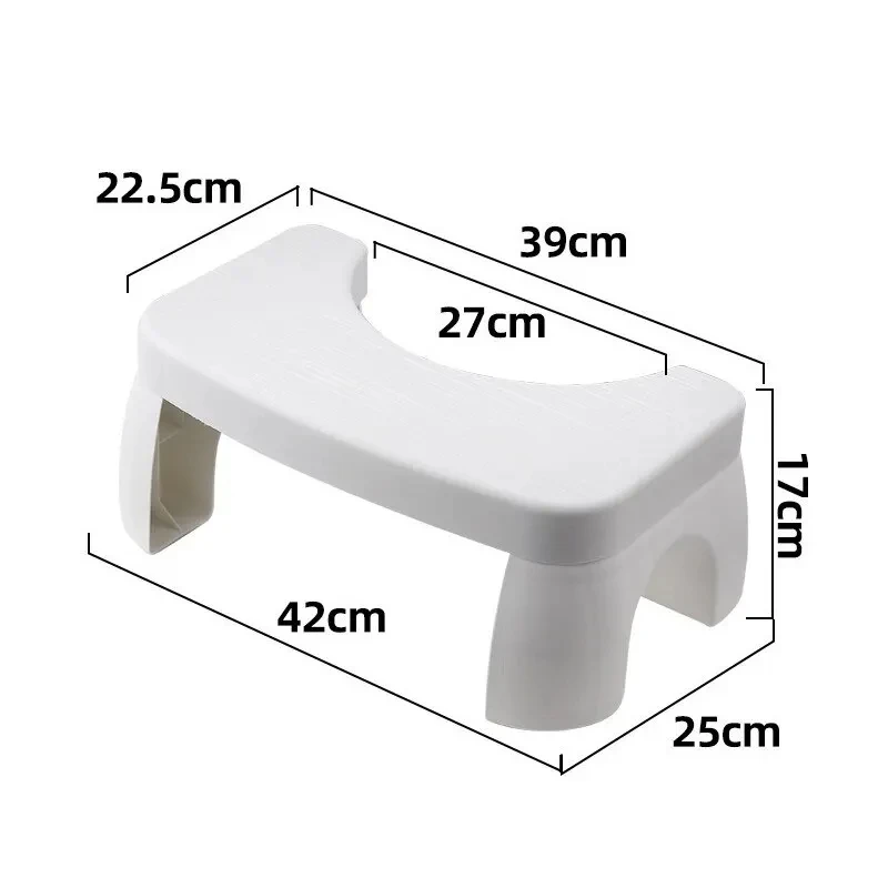 

A1185ZXW Collapsible Toilet Squat Stool Non Slip FootStool Anti Portable Step for Bathroom Tools Supplies