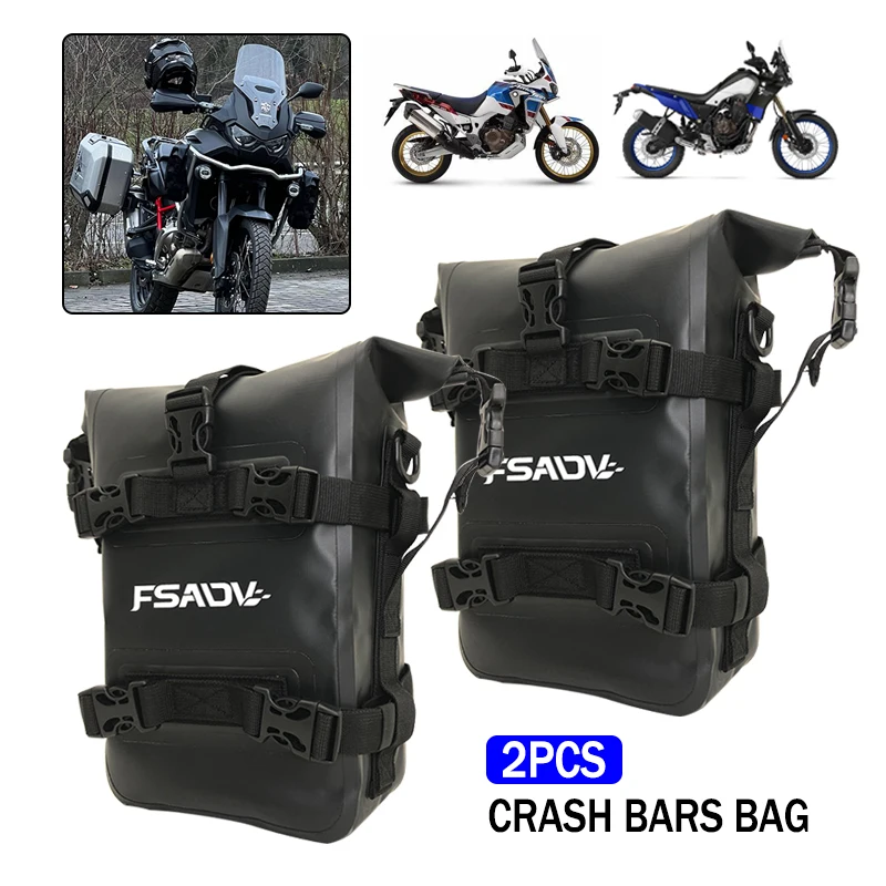 Borse Portautensili Impermeabili Per Crash Bar – Adatte Per Tenere 700 XTZ700 (2019-2025)