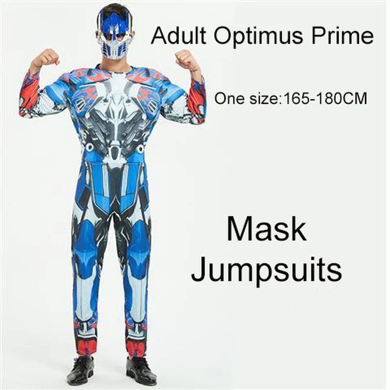 Avengers Costume Superhero Halloween Adult Muscle Iron Hulk Batman Spiderman Cosplay Costume Party Clothes Jumpsuits Set
