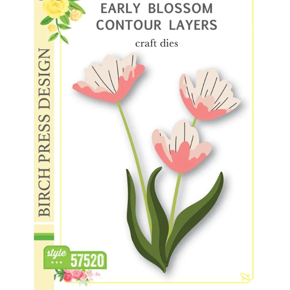 

Пресс-форма из березы для ранних цветов, контурные слои для «сделай сам», скрапбукинг, рукоделие, пресс-форма для вырезания, шаблон для фотоальбома ручной работы