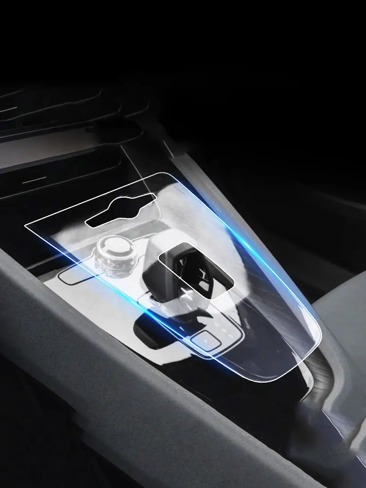 Película protetora transparente de TPU para o interior do carro, volante de navegação, console central, Polestar 2, 2021, 2022, 2023