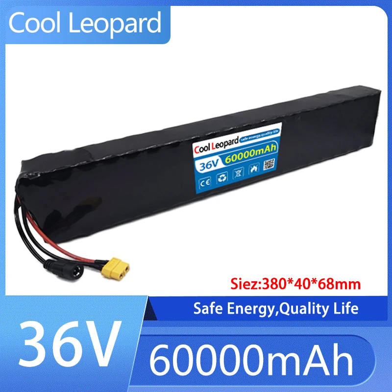 

Electric Scooter 36V 60Ah 10S4P Li-ion Battery 1000W High Power Battery 42V E-Bike Portable Small Appliances Power Tools BMS
