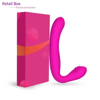 Dual Vibrator Strapless Strapon Dildo Vibrator for Women Silicone Adult Sex Toys G Spot Clitoris 6