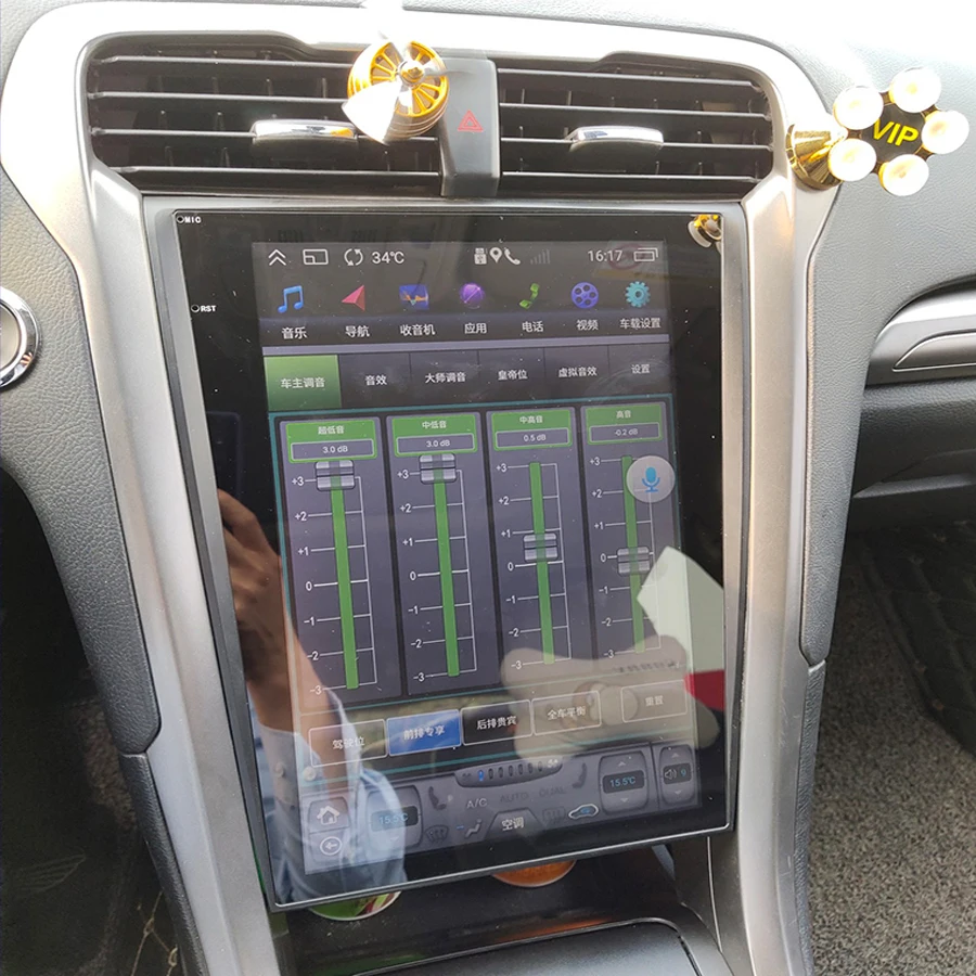 Сенсорный экран Tesla 128G 12 1 дюйма для Ford Mondeo Fusion hybrid MK5 Android автомобильное радио